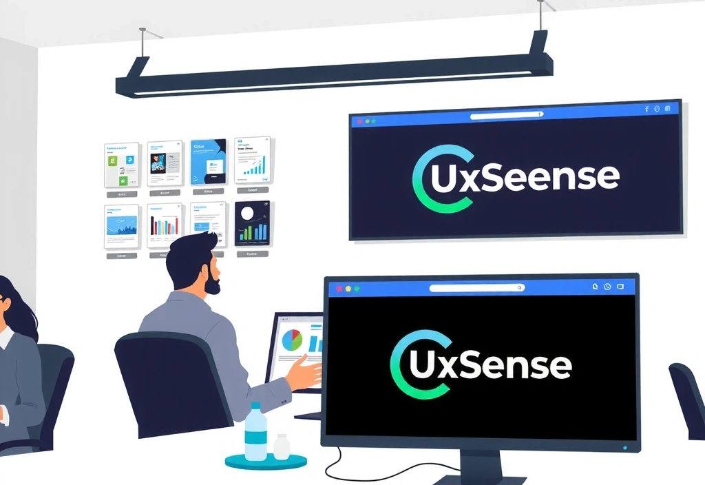 UxSense project delivery process showing team collaboration and quality assurance