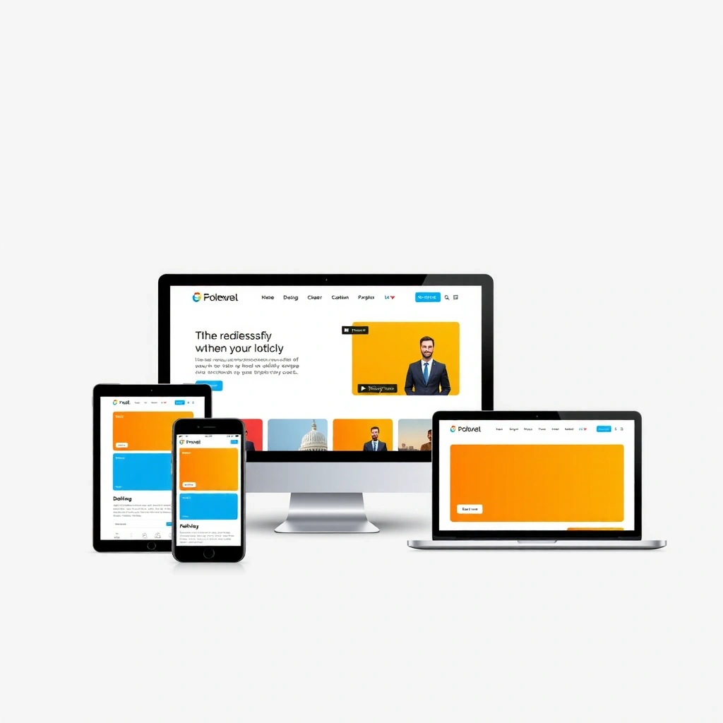 Showcase of modern web design projects and responsive layouts